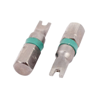 Harfington Hexagon Shank 4.5mm Bit U Shape Spanner Head Screwdriver Bits Gray Green 8pcs