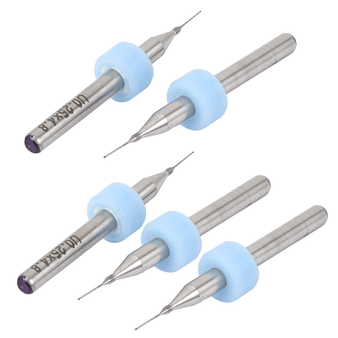 Harfington 0.25mm Cutting Dia Carbide PCB CNC Jewelry Engraving Micro Drill Bit 5PCS