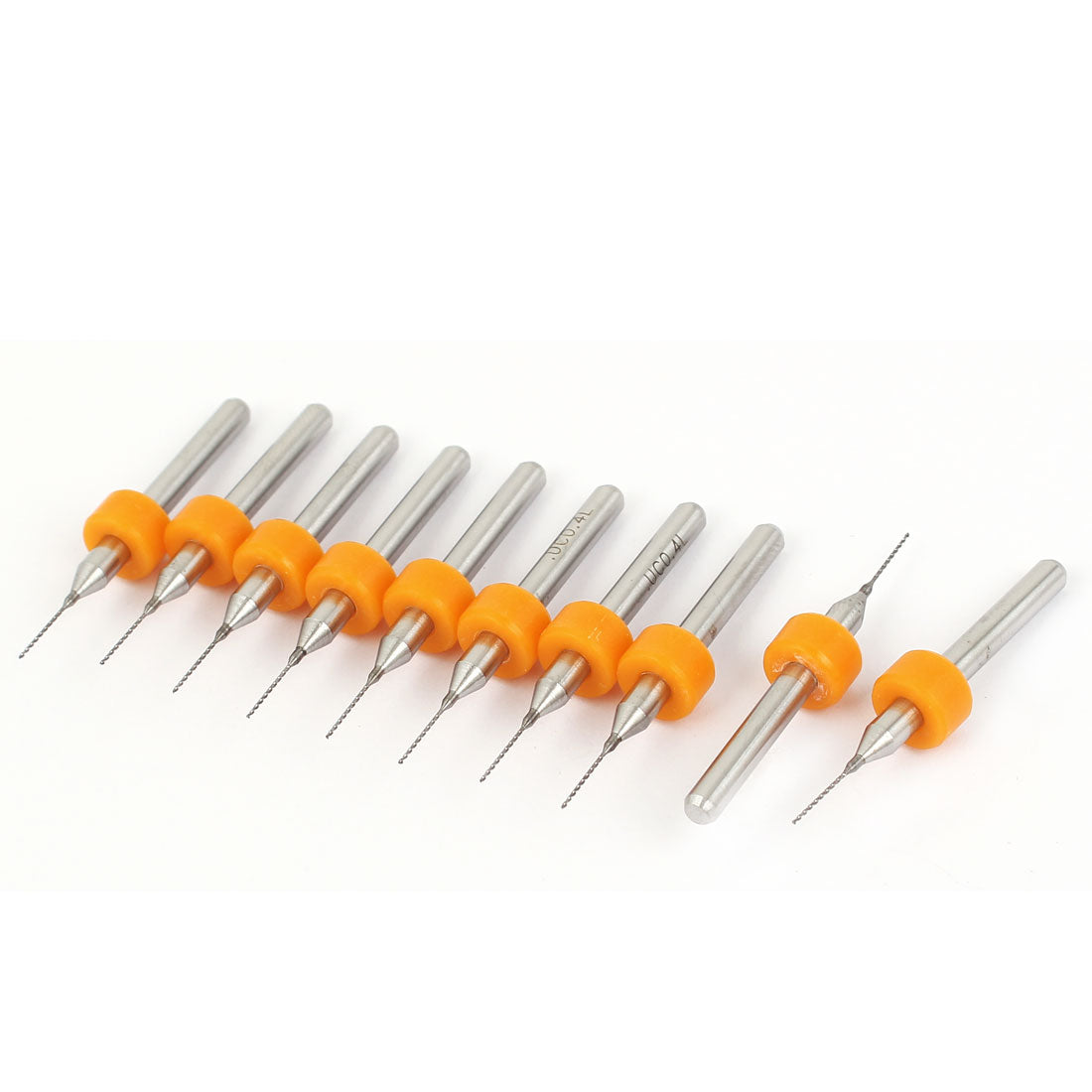 Harfington 0.4mm Cutting Dia PCB Print Circuit Board Carbide Micro Drill Bits Tool 10 Pcs