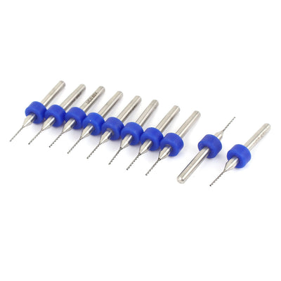 Harfington 0.65mm x 10mm Carbide PCB Print Circuit Board CNC Drill Bits Jewelry Tool 10 Pcs