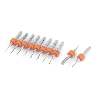 Harfington Arts Crafts Hardware Tool 0.9mm Cutting Dia Carbide Mini Micro Drill Bits 10 Pcs