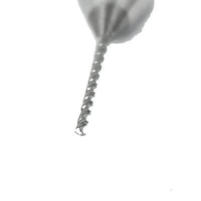 Harfington 0.45mm Tip 7mm Cutting Depth Spiral Flute Carbide PCB Micro Drill Bits Tool 6PCS