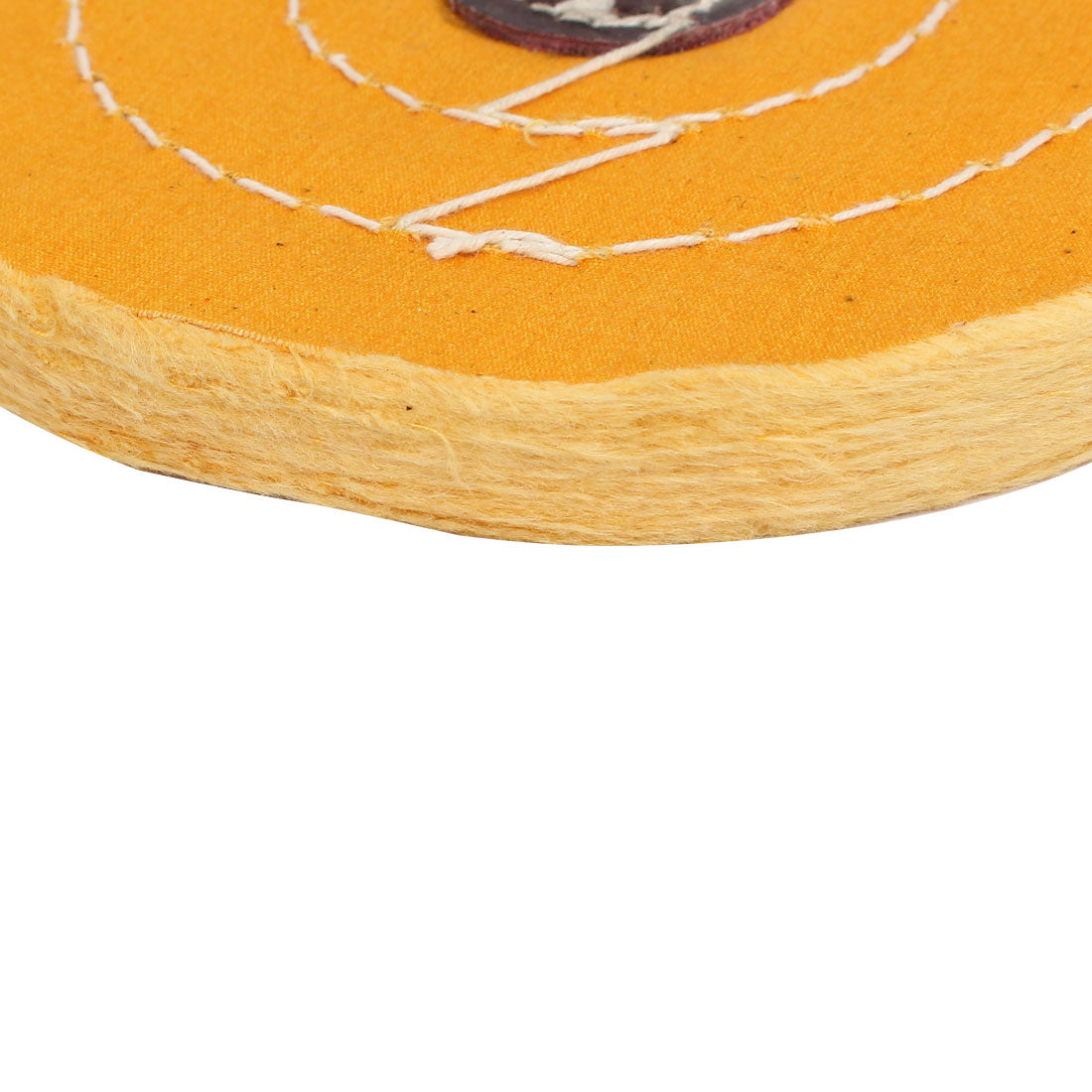 Harfington 6'' Dia 50 Plies Round Shape Polishing Buffing Cloth Wheel Grinder Yellow