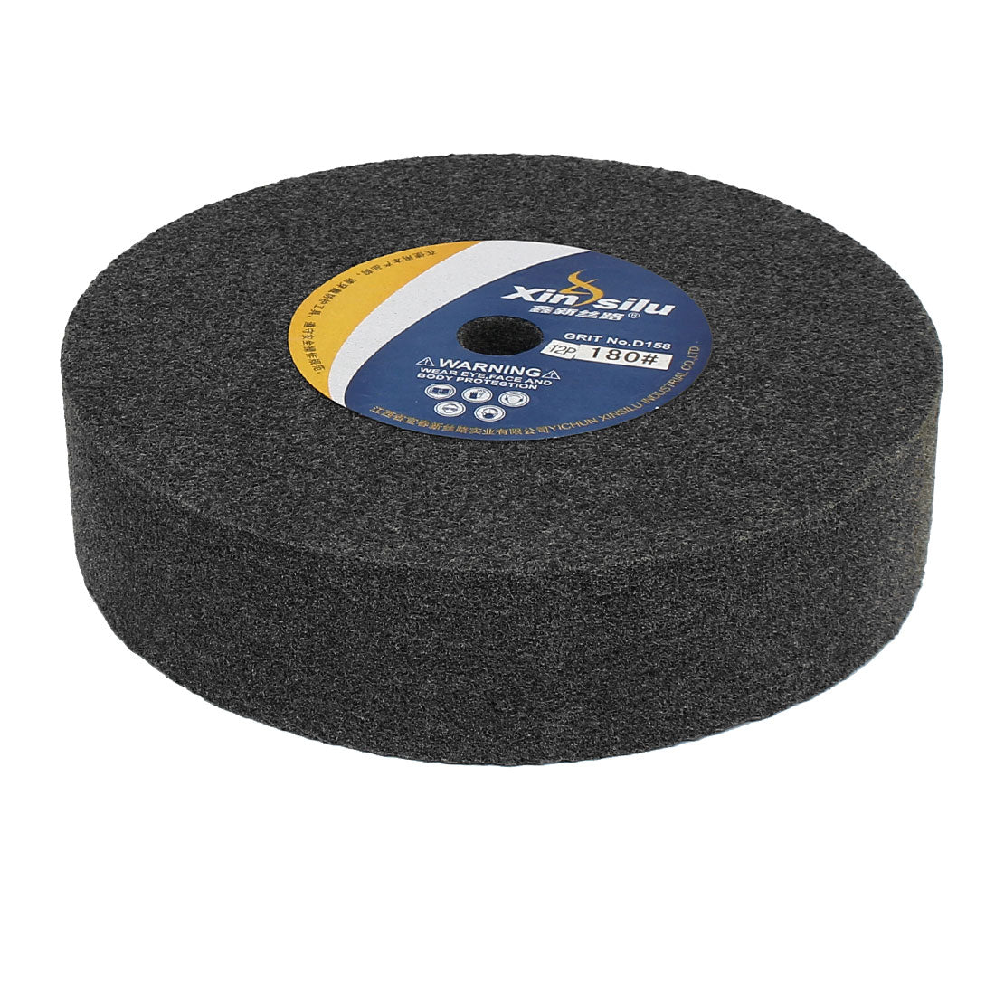Harfington 12P 180 Grit 200mm Dia 50mm Thickness Nylon Fiber Polishing Wheel Buffing Disc