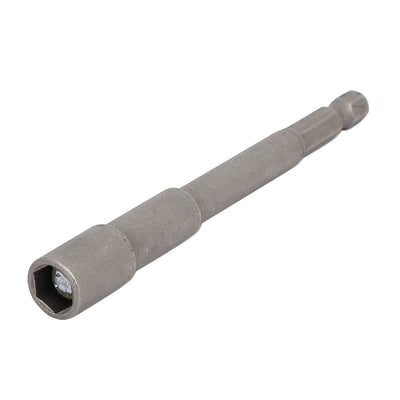 Harfington 8mm Socket 1/4" Hex Shank 100mm 4" Length Nut Driver Adapter Drill Bit Magnetic