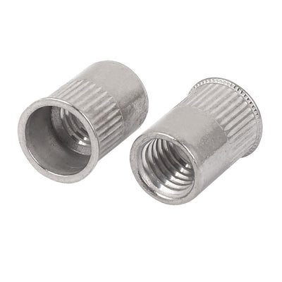 Harfington M10 Stainless Steel Flat Head Rivet Nut Insert  30pcs