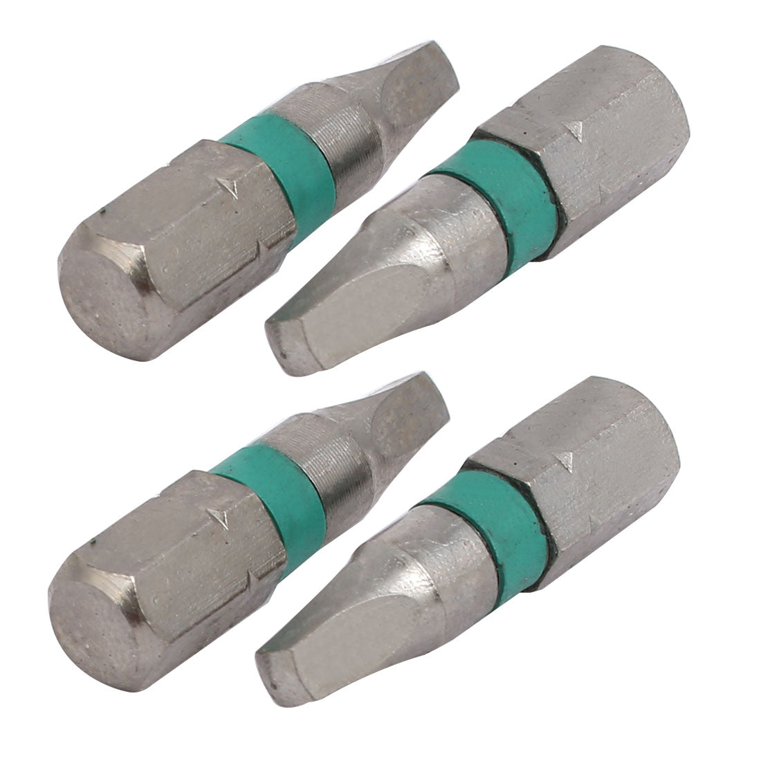 Harfington 4 Pcs 1/4-inch Hex Shank 25mm Length 3mm Magnetic Tip Square Screwdriver Bit