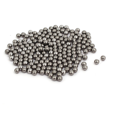 Harfington 3mm Diameter Steel Bearing Balls Silver Tone 300pcs for Bicycle Caster