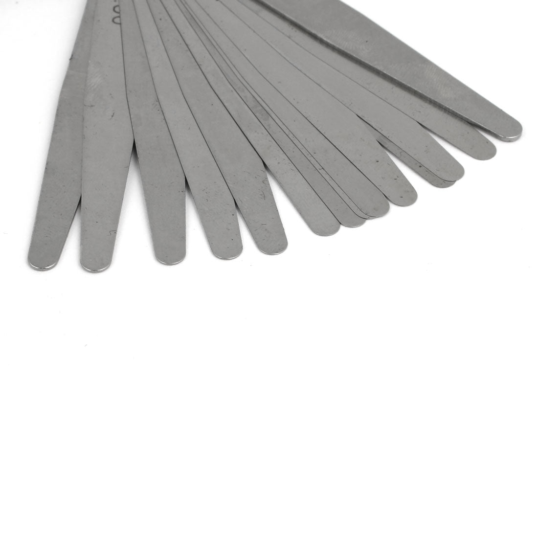 Harfington 0.05mm-1.0mm 14 Leaves Metal Feeler Gauge Measuring Tool Silver Tone