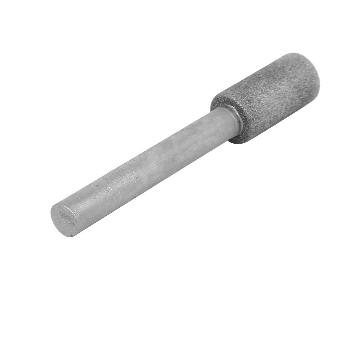 Harfington 10mm Dia Cylinder Head Straight Shank Diamond Mounted Point Grinding Bit Silver Tone