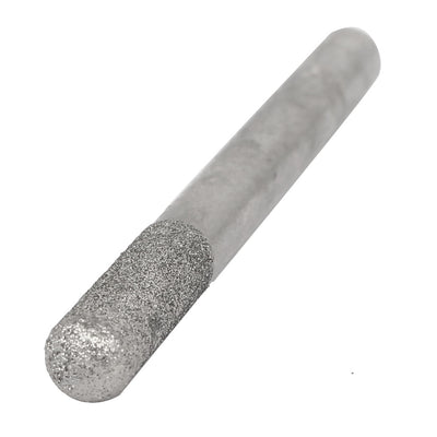 Harfington 6.5mm Dia Cylinder Head Diamond Coated Mounted Point Grinding Bit Polisher