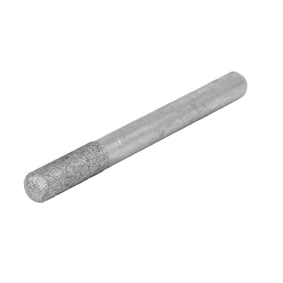 Harfington 6.5mm Dia Cylinder Head Diamond Coated Mounted Point Grinding Bit Polisher