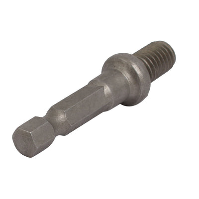 Harfington M8 Dia Thread Metal Hex Shank Drill Chuck Adapter Connector Gray