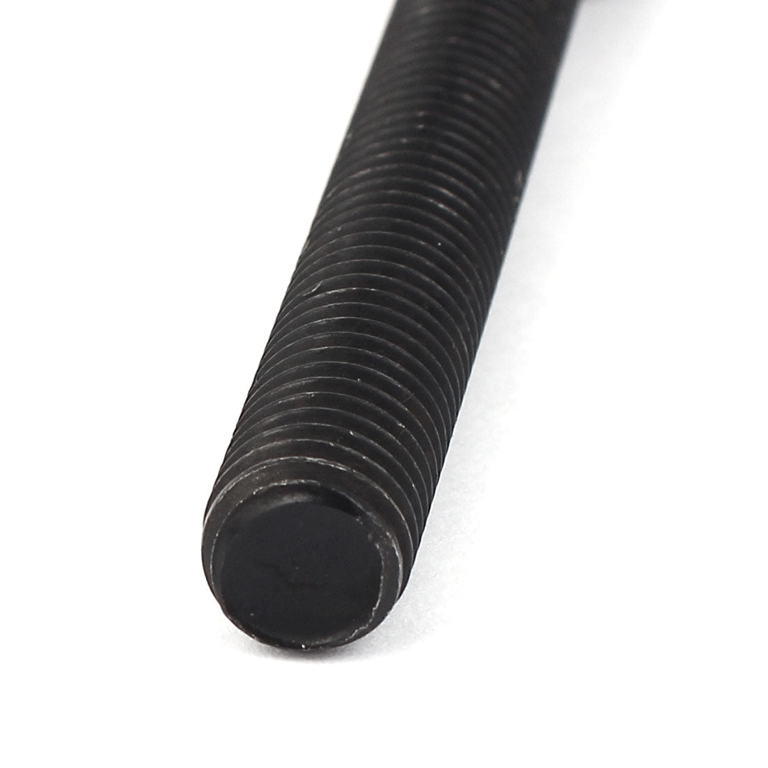 Harfington M10 x 80mm Carbon Steel Full Threaded Hexagon Socket Cap Head Screws Bolts 5pcs