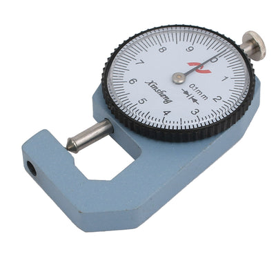 Harfington 0-10mm Range Measuring Tool 0.01mm Resolution Round Dial Thickness Gauge