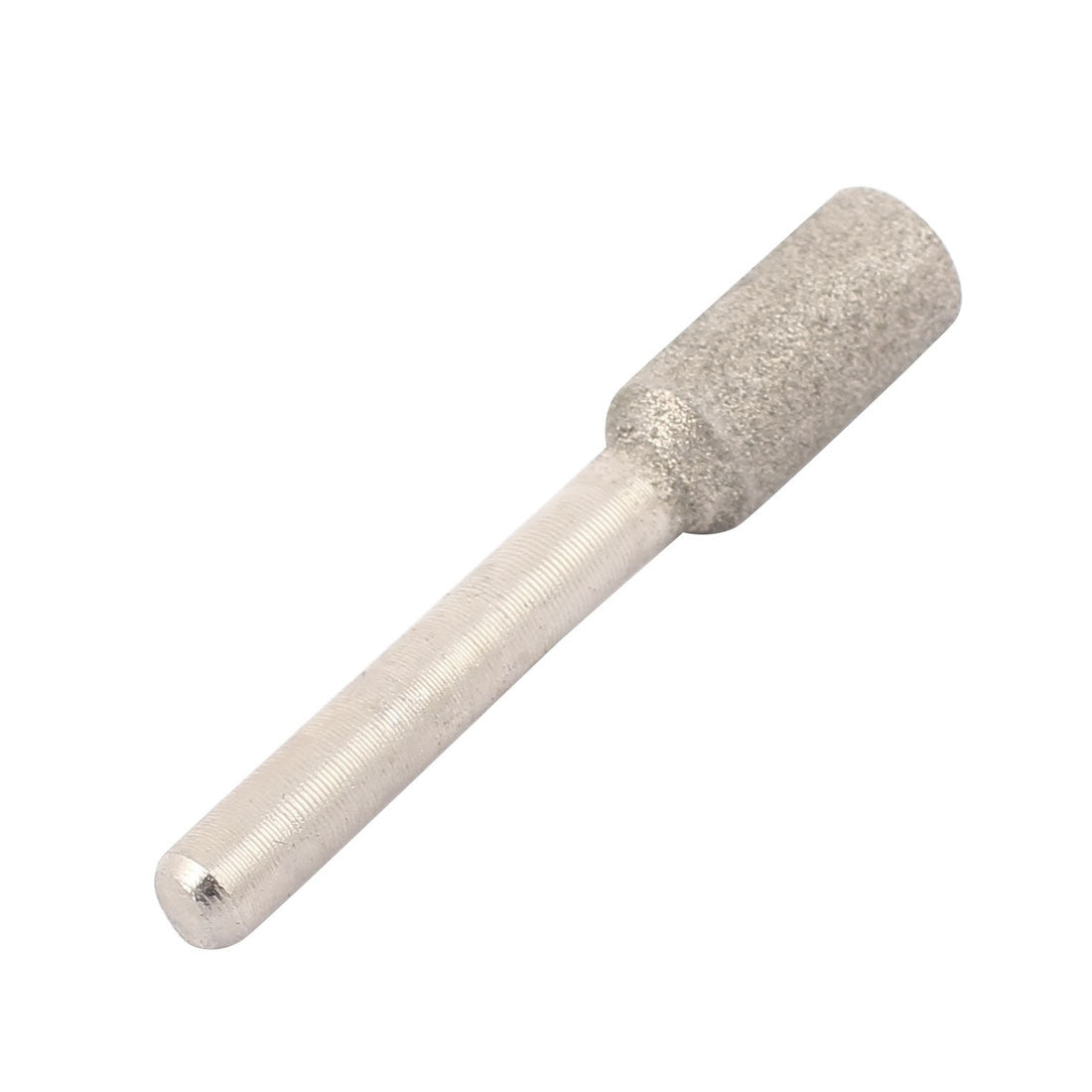 Harfington 6mm Shank 10mm Dia Diamond Coated Cylindrical Rotary Grinding Mounted Point 8pcs