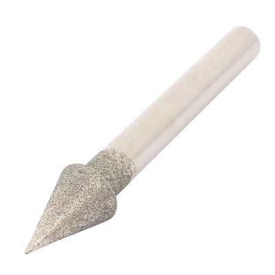 Harfington 10mm Dia Tapered Head Rotary Tool Buffing Bit Grinding Tip Mounted Point 4pcs