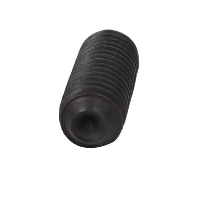 Harfington 12.9 Grade 3/8"-16 x 1" Thread Hex Socket Cup Point Alloy Steel Grub Screws 10 Pcs