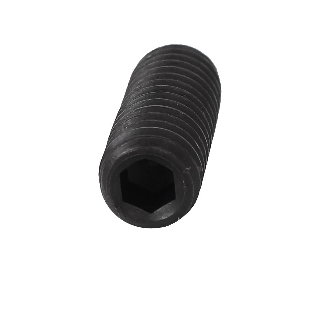 Harfington 12.9 Grade 3/8"-16 x 1" Thread Hex Socket Cup Point Alloy Steel Grub Screws 10 Pcs