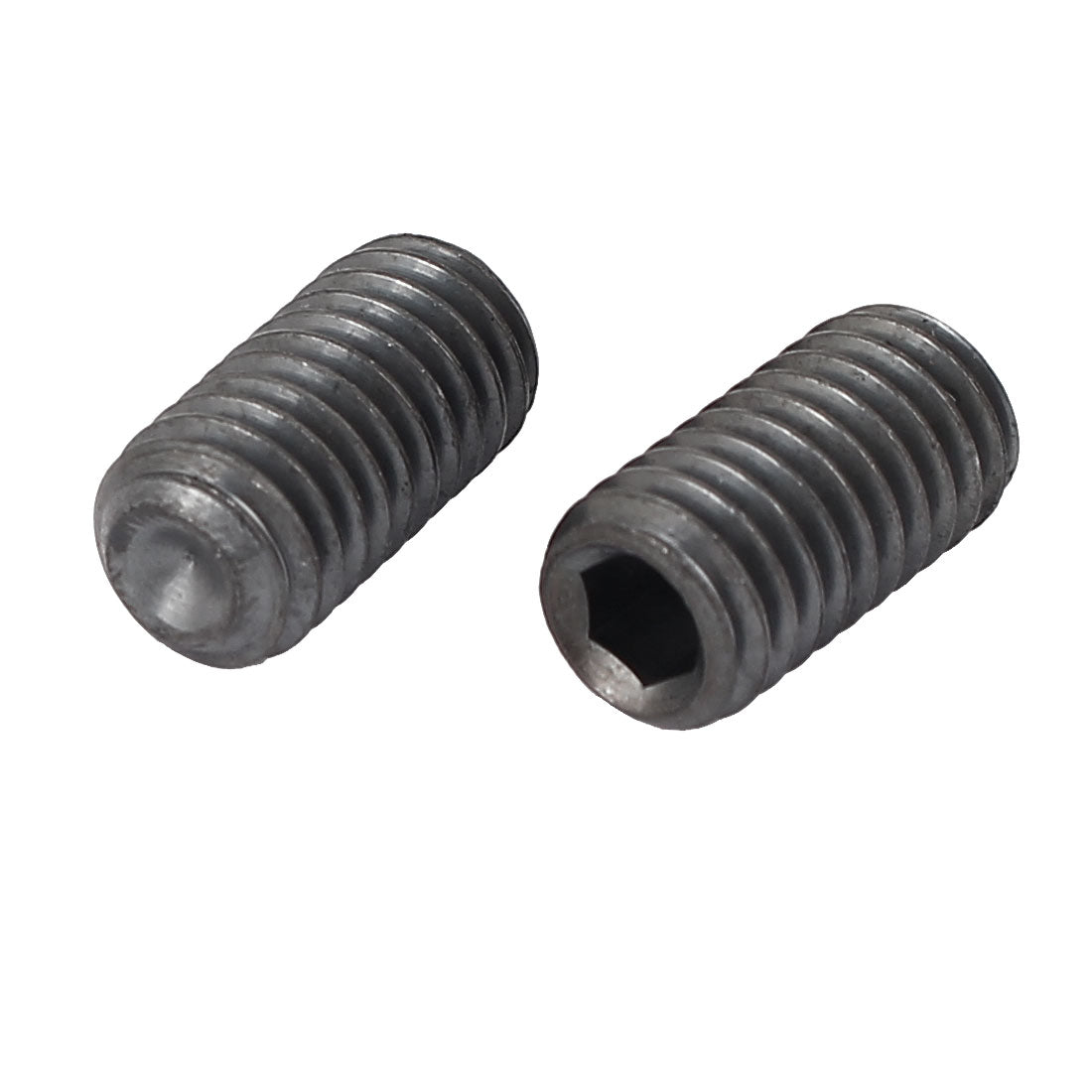 Harfington 12.9 Grade 3/8"-16 x 3/4" Thread Cup Point Hexagon Socket Set Grub Screws 20 Pcs