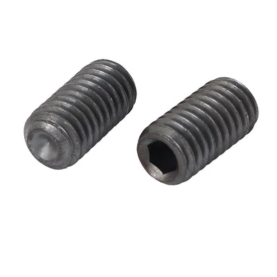 Harfington 12.9 Grade 3/8"-16 x 3/4" Thread Cup Point Hexagon Socket Set Grub Screws 20 Pcs