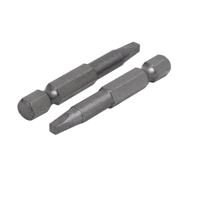 Harfington 7pcs 1/4-inch Hex Shank 3mm Square Head Magnetic S2 Steel Screwdriver Bits