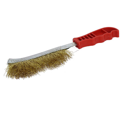 Harfington 240mmx50mmx16mm Wire Brush Metal Bristles Rust Paint Removal Hand Tool