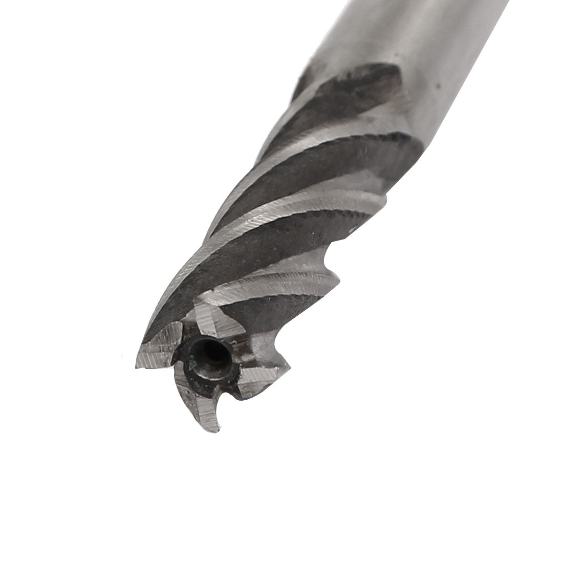 Harfington 9mm Cutting Dia 85mm Long HSS-AL 4-Flute Straight Round Shank End Mill