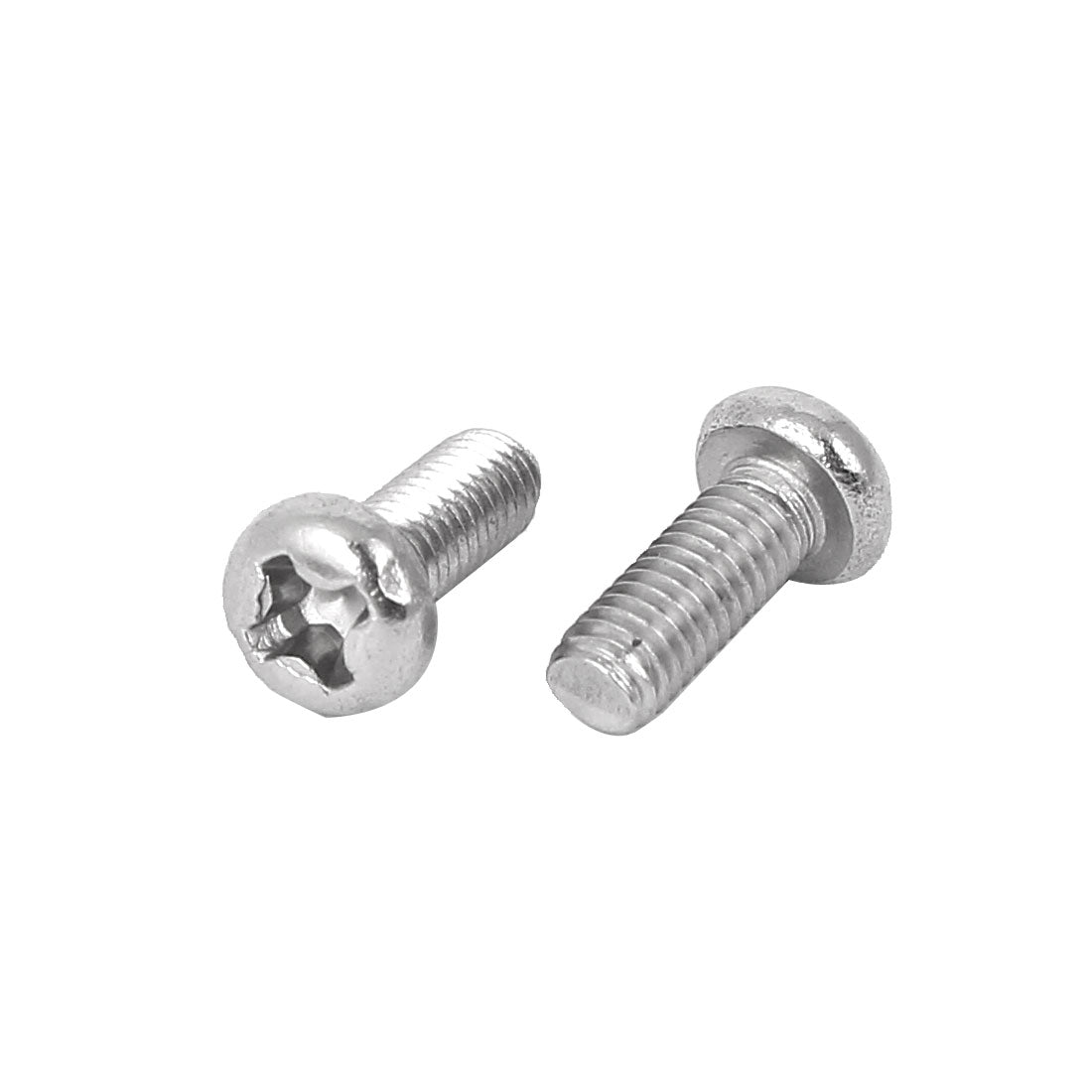 Harfington M3 x 8mm 304 Stainless Steel Phillips Drive Round Pan Head Screws DIN 7985 13PCS