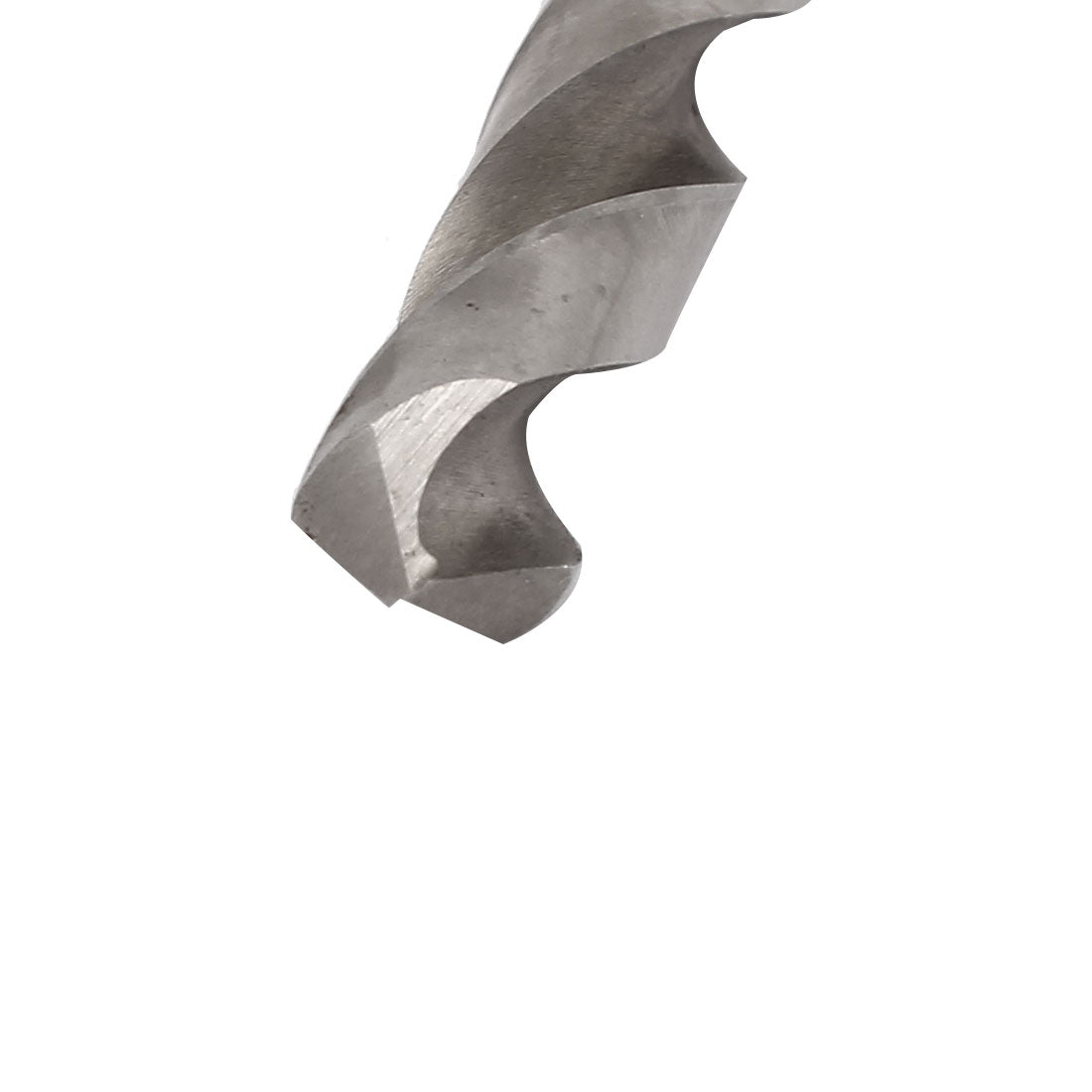 Harfington 8.9mm Cutting Dia HSS Double Flutes Straight Shank End Mill Cutter Drill Bit Silver Gray