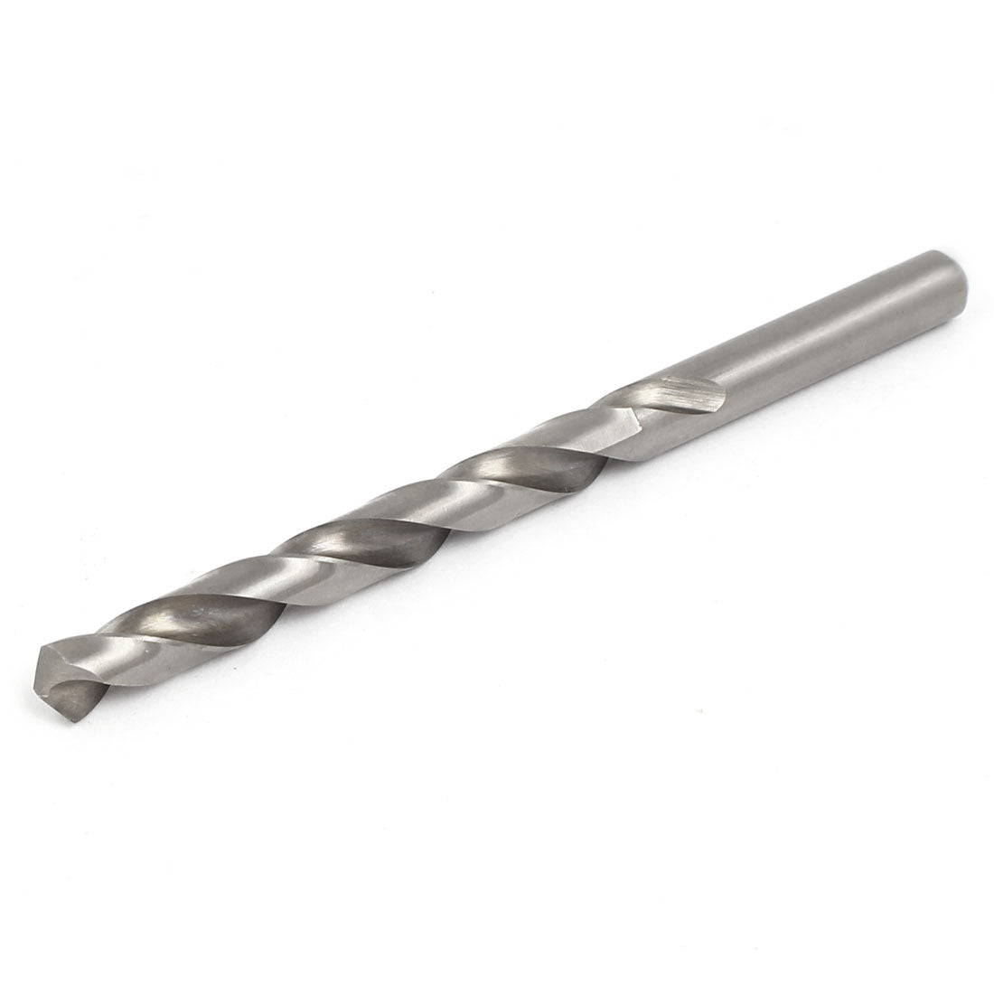 Harfington 8.9mm Cutting Dia HSS Double Flutes Straight Shank End Mill Cutter Drill Bit Silver Gray