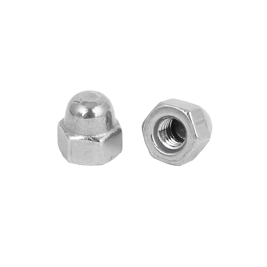 Harfington M3 Thread Dia 304 Stainless Steel Dome Shape Head Cap Acorn Hex Nut 25pcs