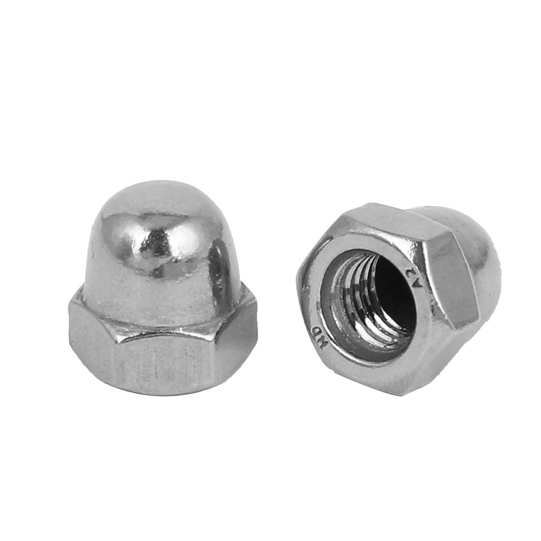 Harfington M8 Thread Dia 304 Stainless Steel Dome Shape Head Cap Acorn Hex Nut 10pcs