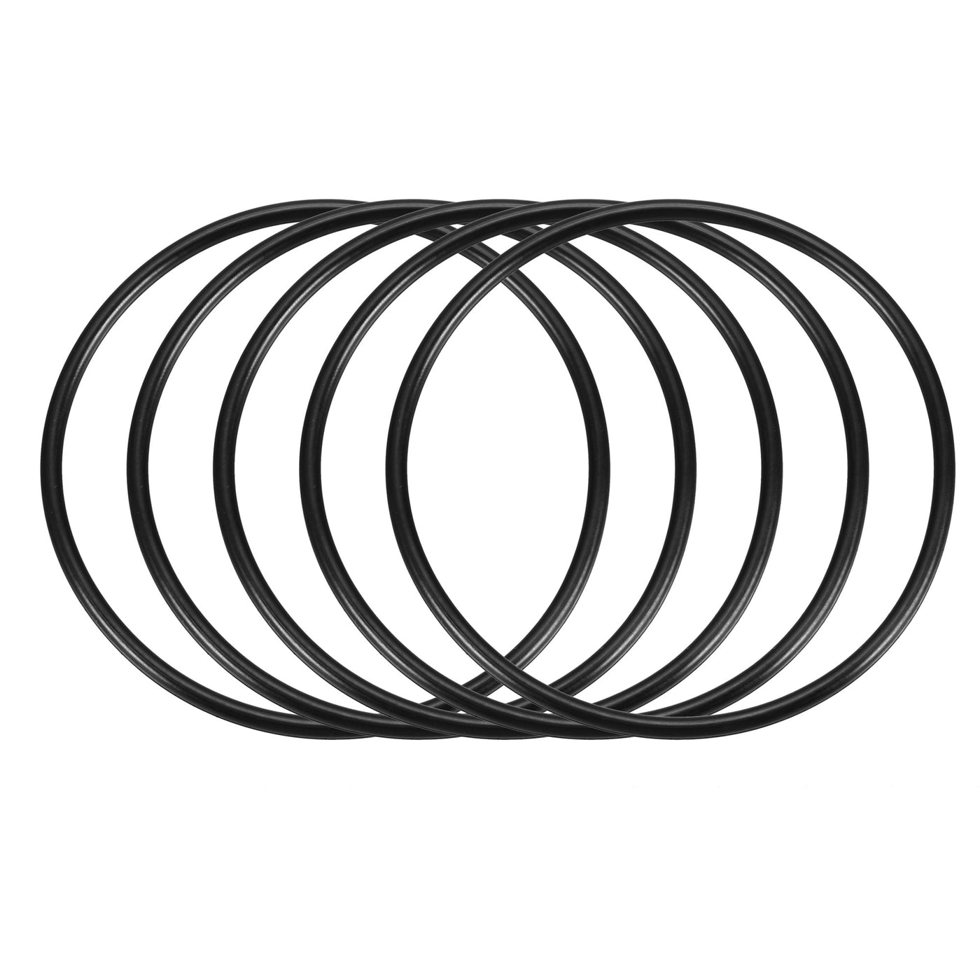 Harfington Nitrile Rubber O-Rings, Metric Nitrile Rubber Sealing Gasket 5Pcs