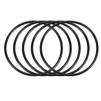 Harfington Nitrile Rubber O-Rings, Metric Nitrile Rubber Sealing Gasket 5Pcs