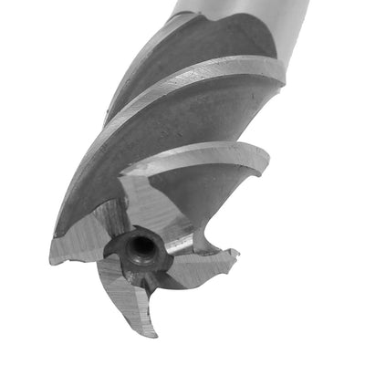 Harfington 24mm Cutting Dia 20mm Shank HSS-AL 4 Spiral Flutes Slotting End Mill Drilling Bit