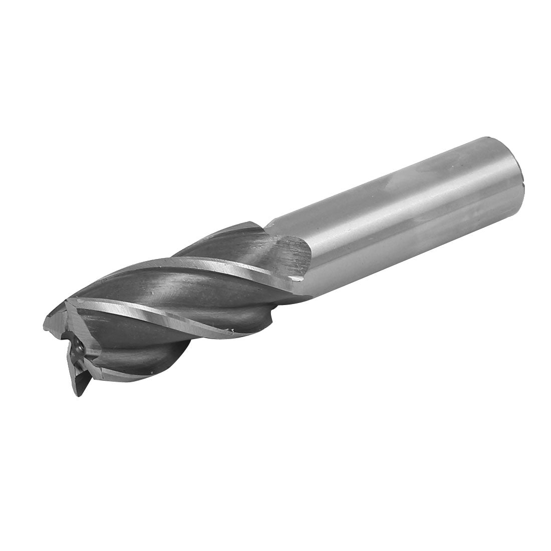 Harfington 24mm Cutting Dia 20mm Shank HSS-AL 4 Spiral Flutes Slotting End Mill Drilling Bit