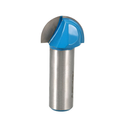 Harfington 1/2" x 7/8" Carpenter Woodworking Round Nose Cove Box Router Bit Cutting Tool