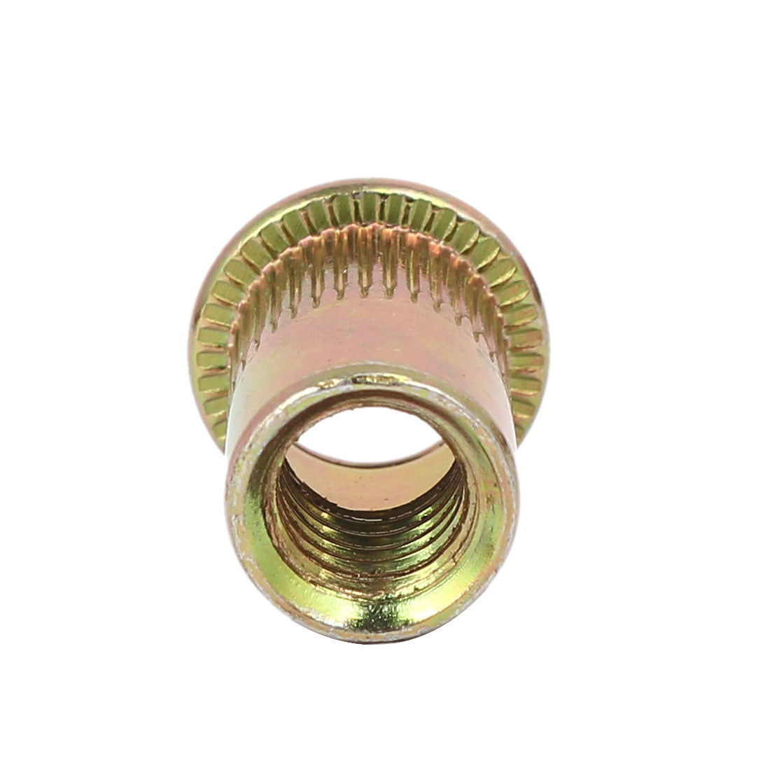 Harfington 5/16"-18 Straight Knurled Rivet Nut Insert  Bronze Tone 20pcs