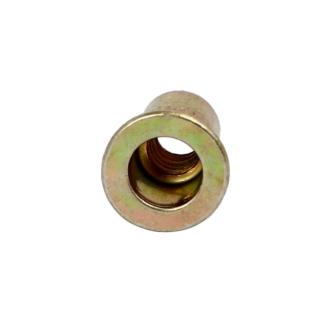 Harfington 10#24 Straight Knurled Rivet Nut Insert  Bronze Tone 50pcs