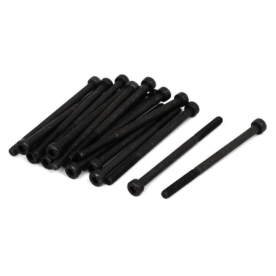 Harfington M4 x 65mm Alloy Steel Bolt Cap Point Hex Socket Head Screws Black 20PCS