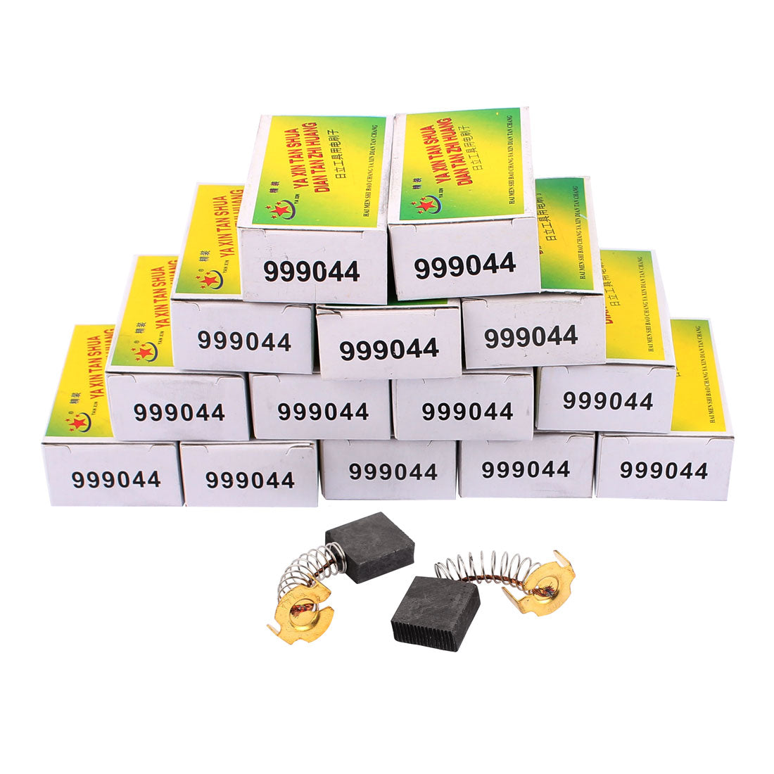Harfington 15 Pairs Electric Drill 17.5mm x 17mm x 7mm Motor Carbon Brushes Spare Part