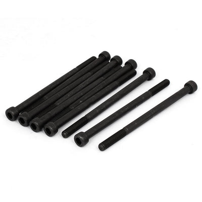 Harfington M6 x 100mm Alloy Steel 12.9 Grade Bolt Hex Socket Head Cap Screw DIN912 10PCS