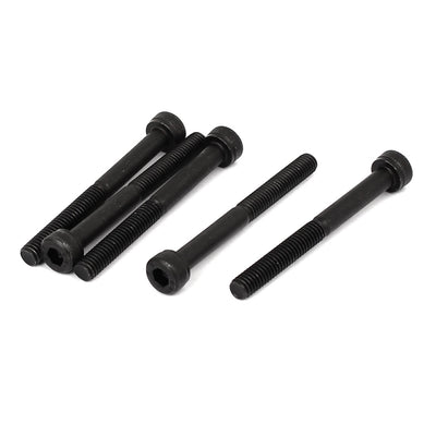 Harfington M4 x 40mm 12.9 Grade 20mm Long Partially Thread Hex Socket Head Cap Screw 5PCS