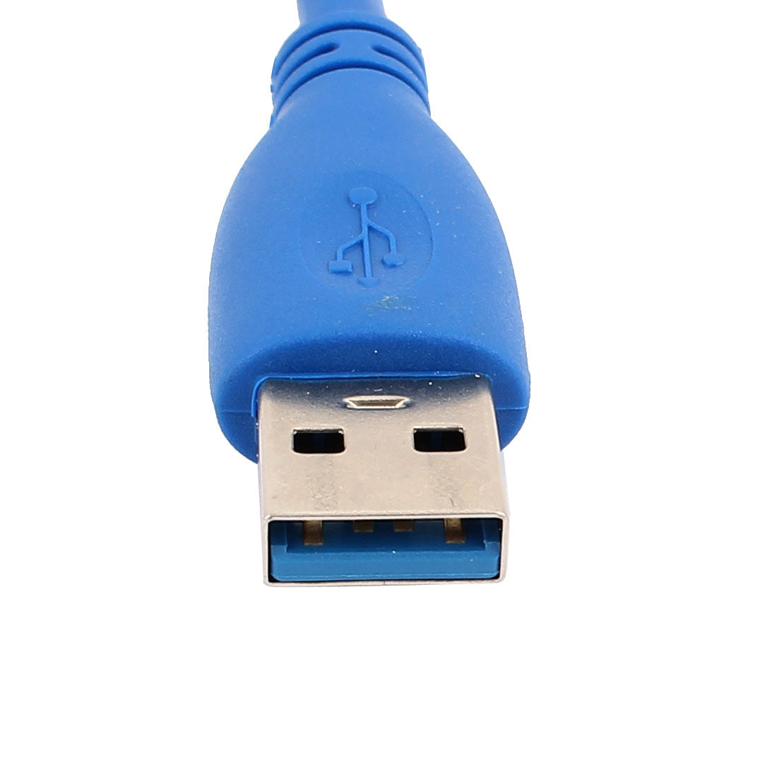 Harfington 0.1Ft SuperSpeed USB 3.0 Type A Male to Micro B Male Data Extension Cable Blue