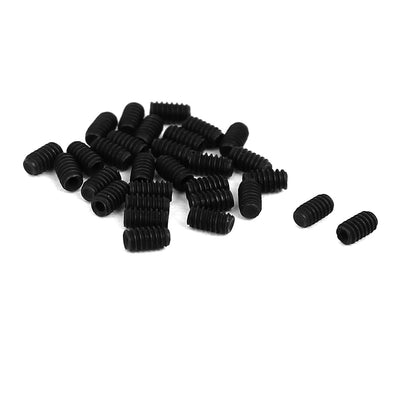 Harfington DIN916 M1.6x3mm Metal Grade 10.9 Hex Socket Set Screw Bolt Fastener 30pcs