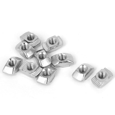 Harfington 10pcs M4 Thread Hammer Head T-slot Nut 20 Series Aluminum Profile Drop in T-Nuts