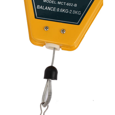 Harfington Assembly-line 0.6-2.0Kg Metal Plastic Spring Balancer Holder Hanging Yellow