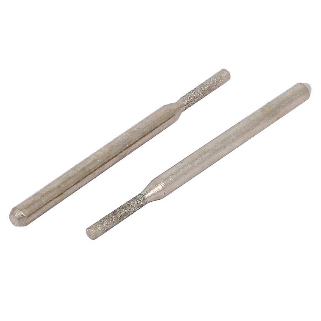 Harfington 2mm Dia Cylinder Head 3mm Shank Diamond Mounted Point Grinding Bit Set 30 in 1