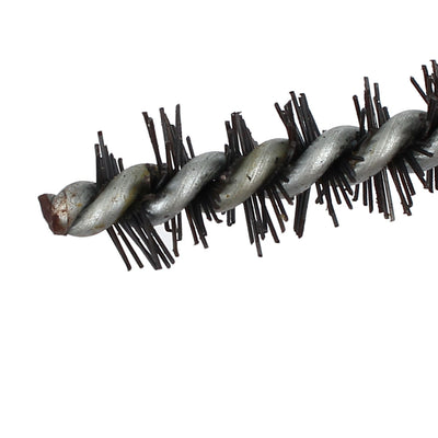 Harfington Pipe Tube Cylinder Cleaning Bore Wire Brushs Silver Tone 29cm Length 5pcs